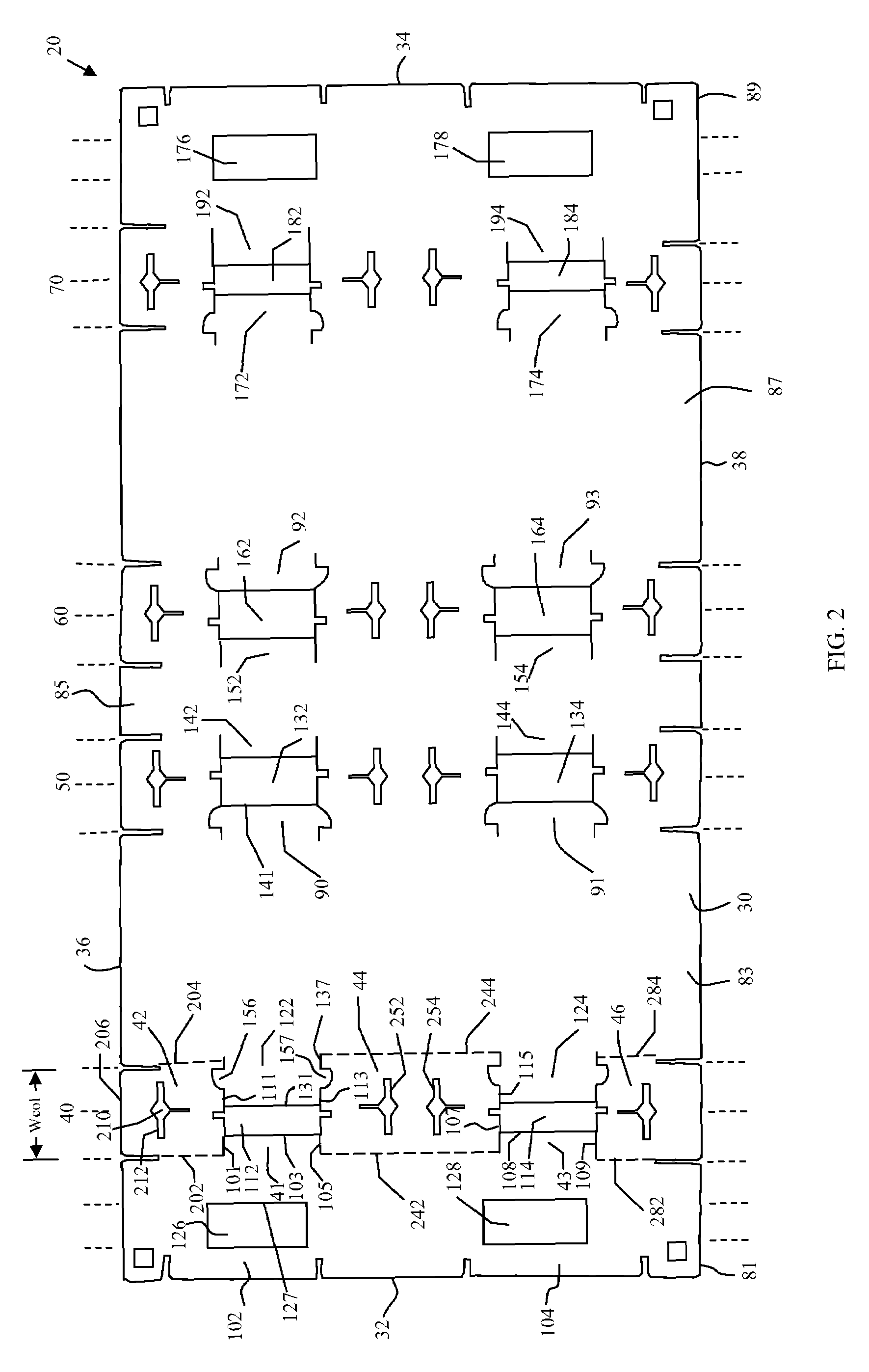 Force-resisting support assembly