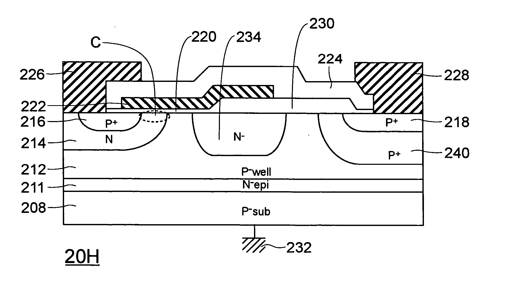 Lateral short-channel dmos, method of manufacturing the same, and semiconductor device