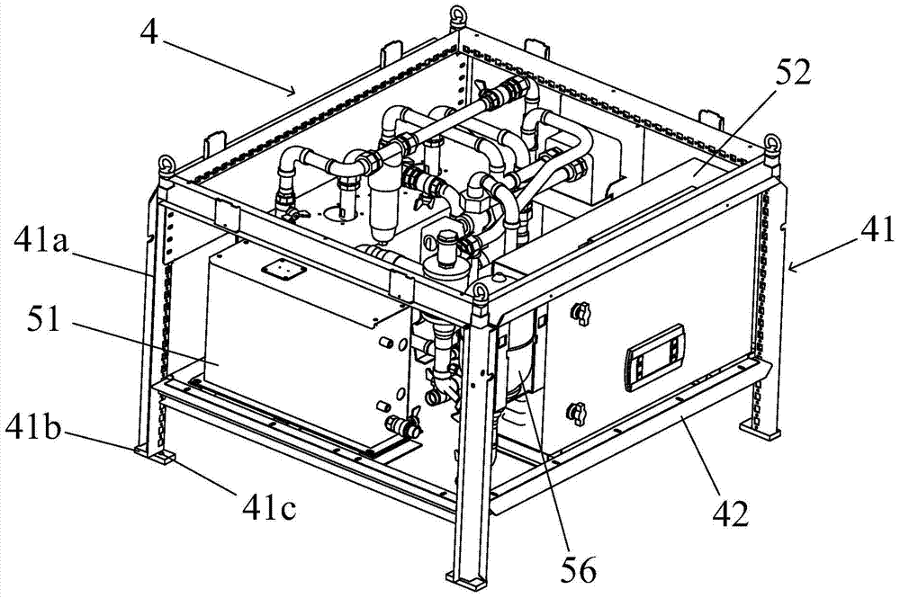 Indoor unit of water cooling system for medical accelerator