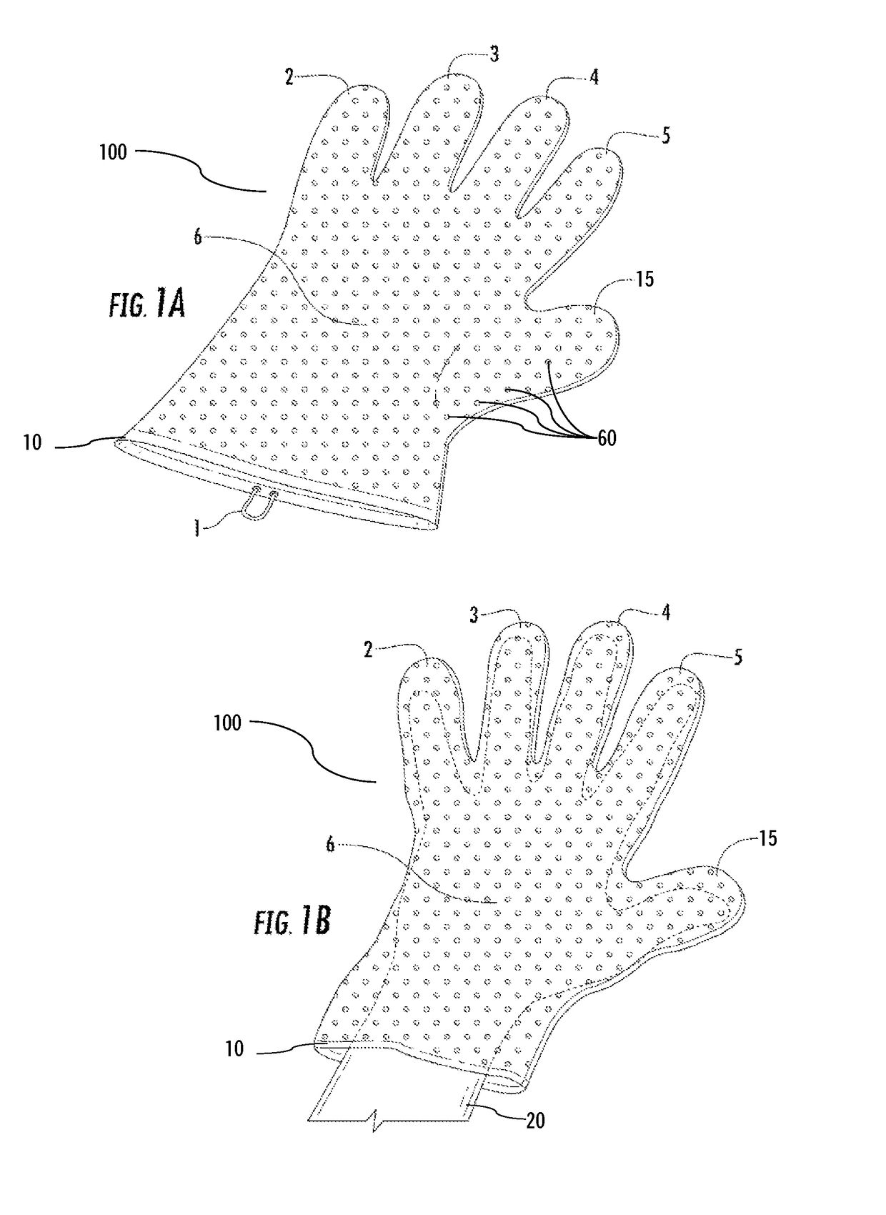 Waste collection glove