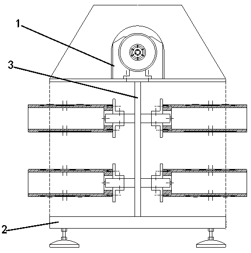 Portable tension-adjustable pay-off rack device for outdoor optical cable