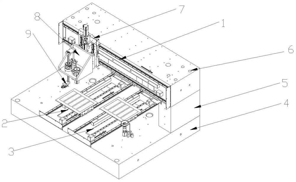 Double-station automatic visual sorting mechanism