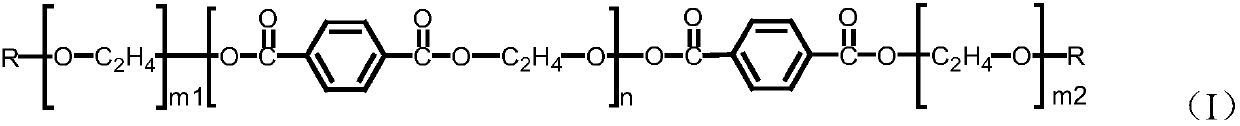 Stable liquid detergent composition containing polyester decontaminating polymer and preparation method thereof