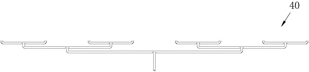 E-plane waveguide directional coupler and 16-way waveguide power divider applying coupler