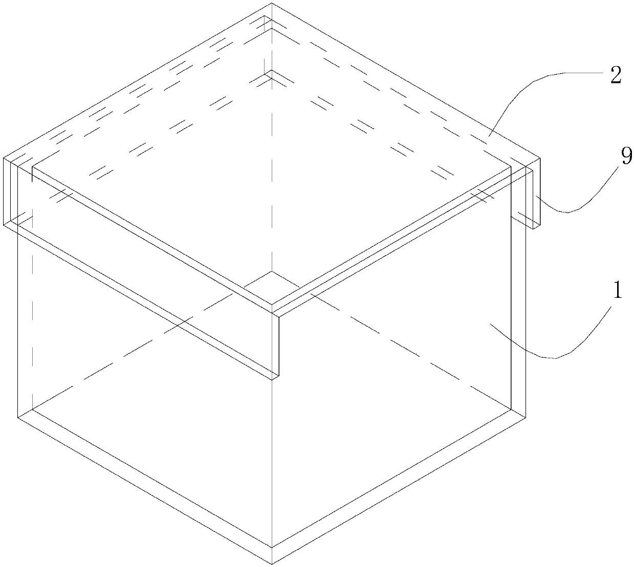 Novel antibody split charging storage box