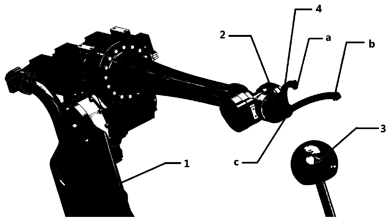 Robot joint zero point automatic calibration end effector and method thereof