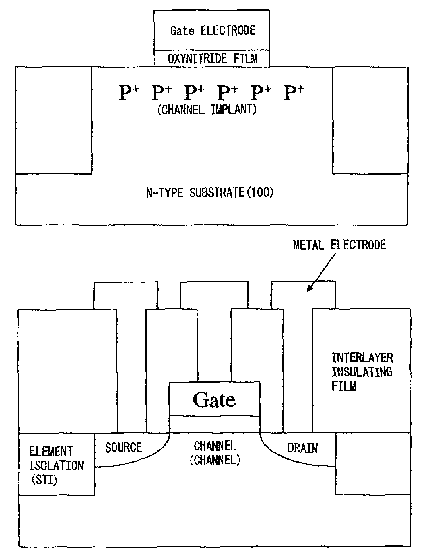 Material for electronic device and process for producing the same