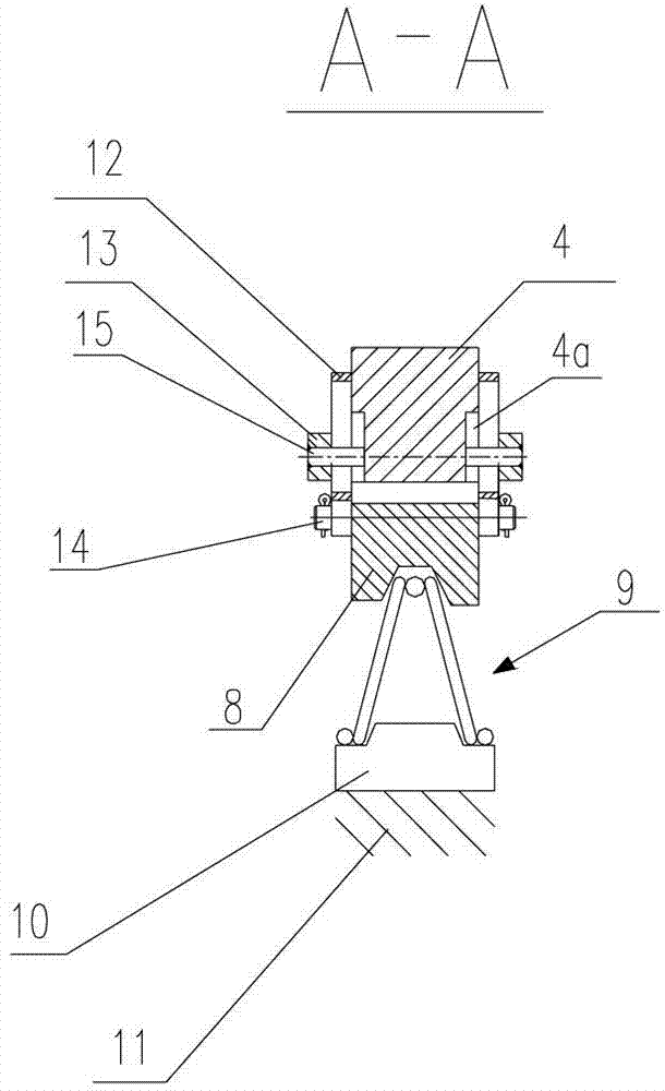 Side bending prevention device of truss welding production line