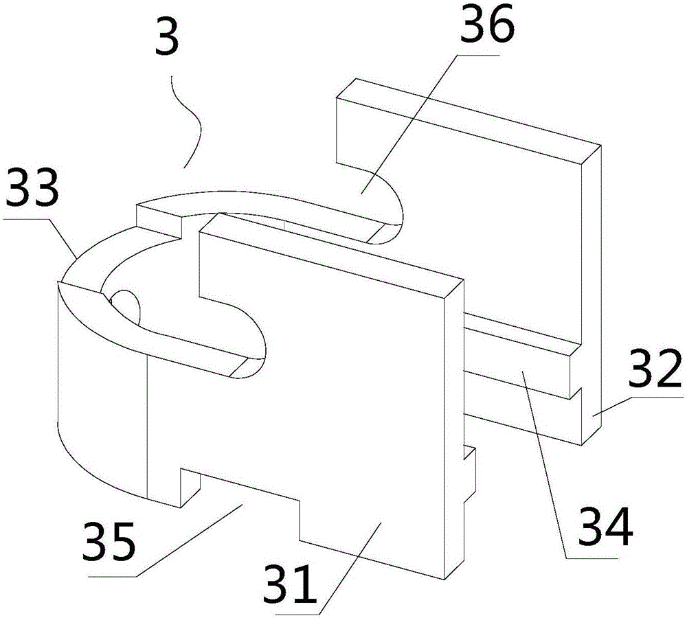 Finger quick replacing structure of robot