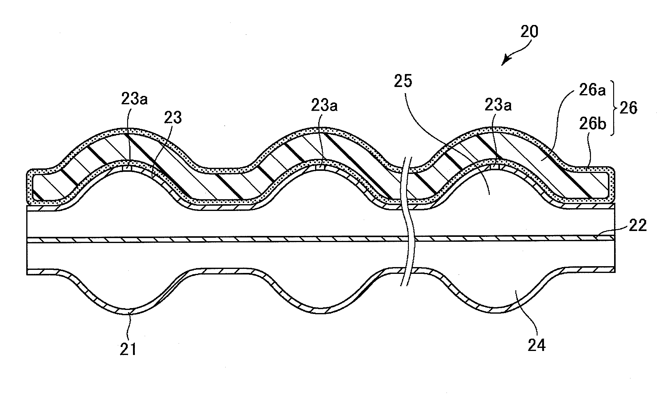 Cooling device for use in space environment