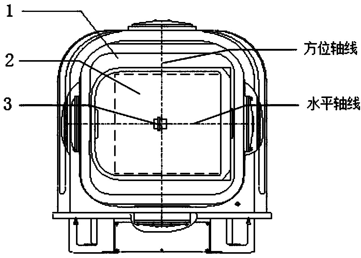 Method for checking perpendicularity between adjacent axes of dual-axis rotary inertial measurement device by using accelerometer