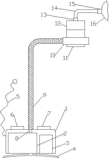 Airflow distribution continuous driving medical nebulizer and airflow distribution continuous driving method