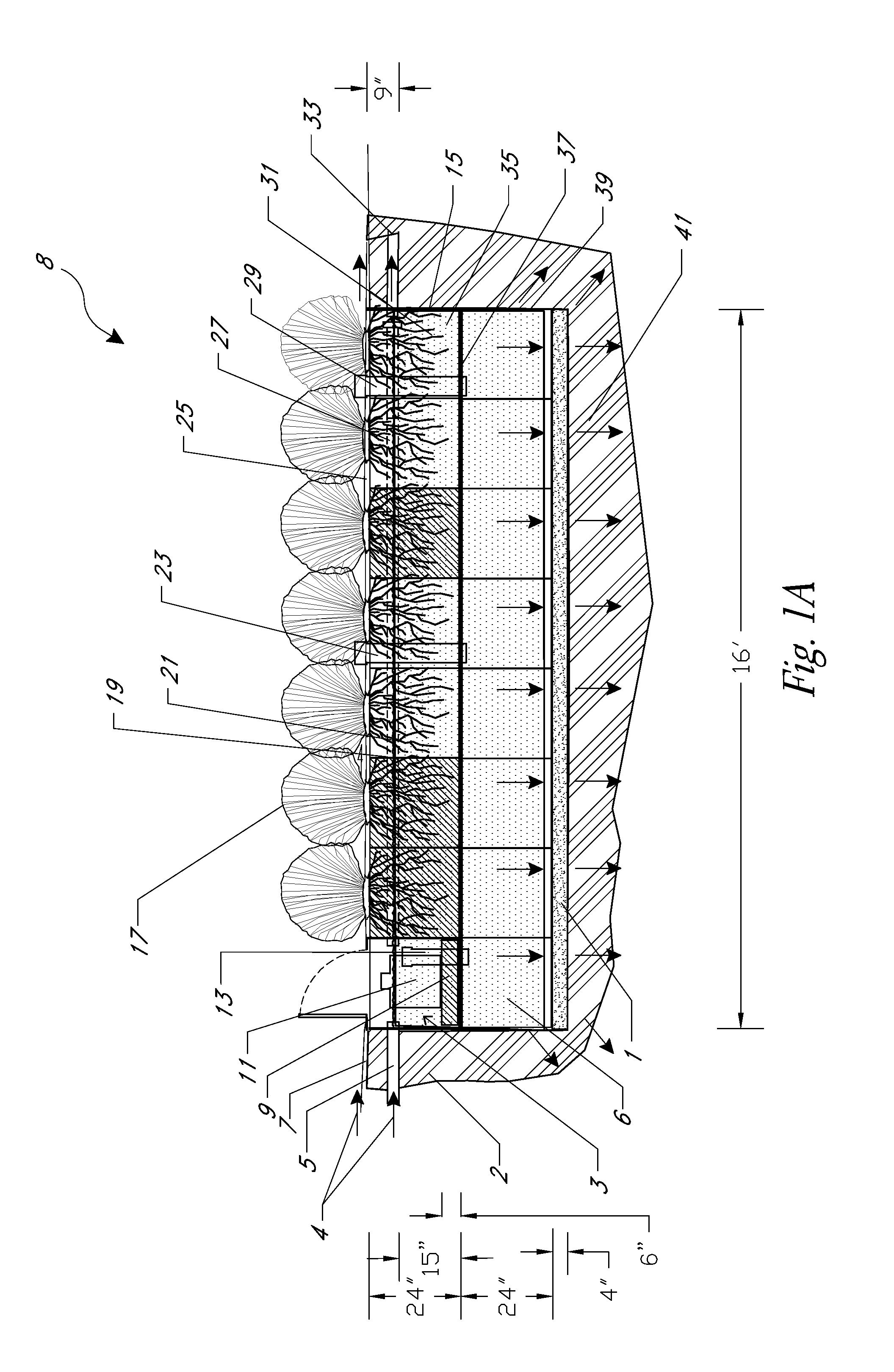 Modular high performance bioswale and water treatment system and method