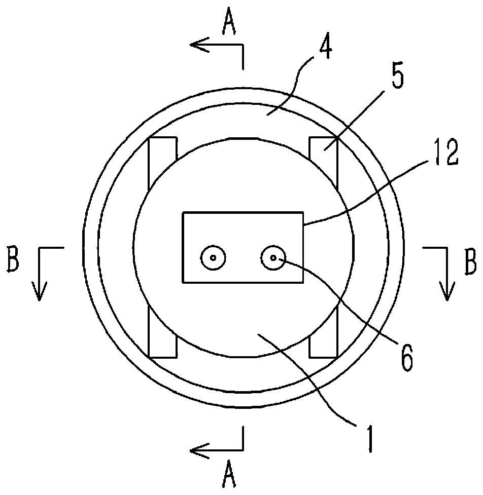 Auxiliary installation plug with light and pins