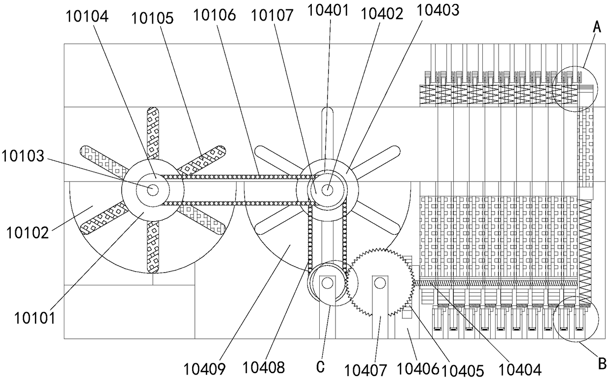 Fume filtering equipment for petroleum refining process