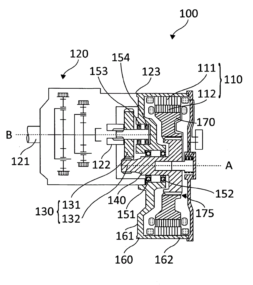 Generator assembly for a wind power plant