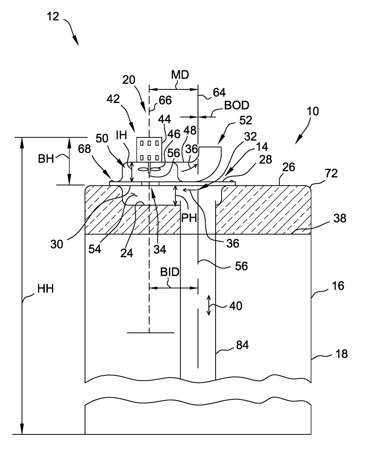 Cover assembly, blower assembly and associated method