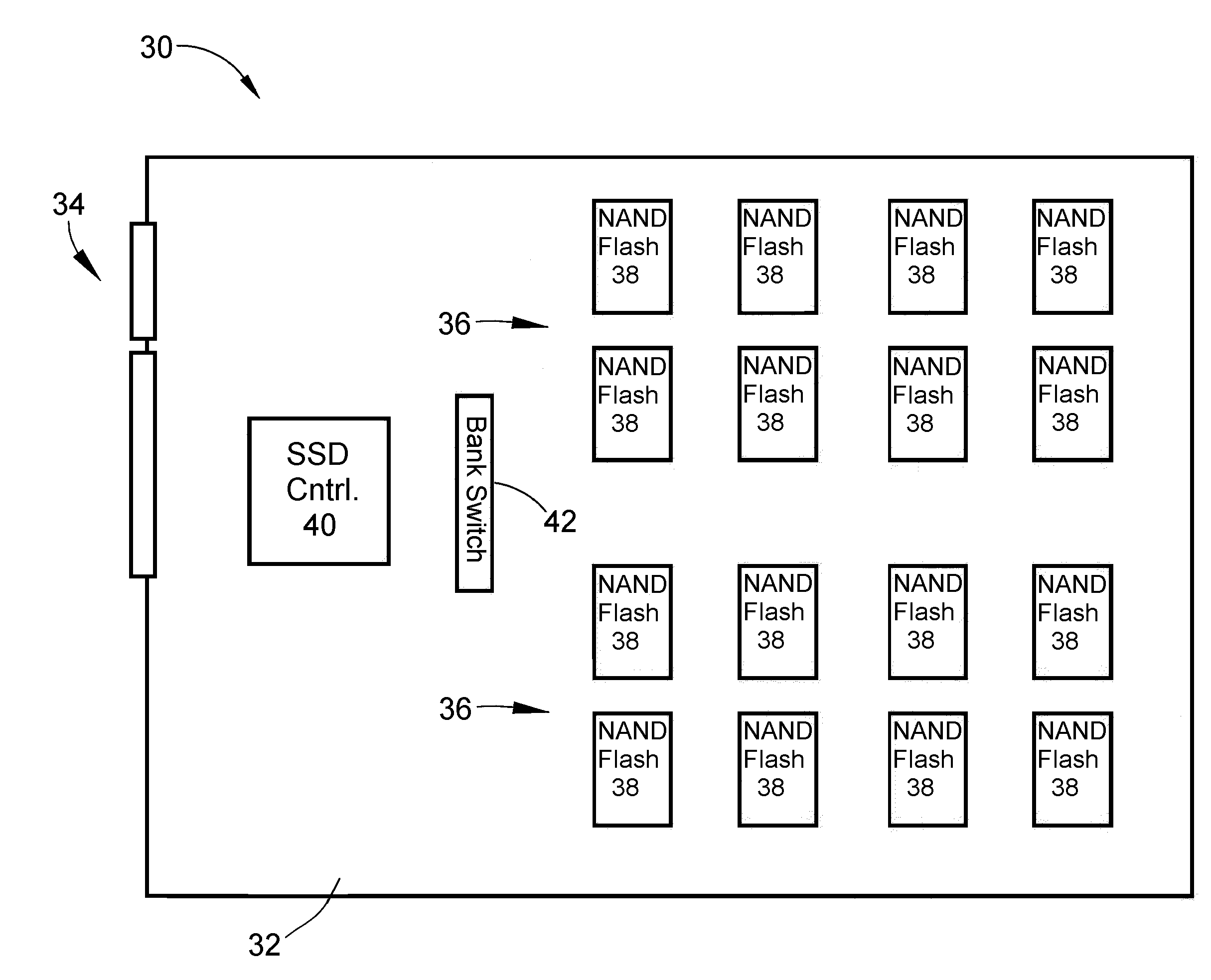 Large capacity solid-state storage devices and methods therefor