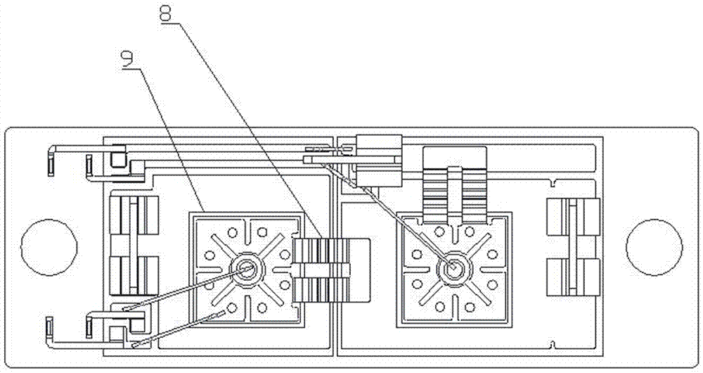 Silicon controlled rectifier module with sieve-aperture-shaped low-stress copper lead electrode, and assembling method for silicon controlled rectifier module