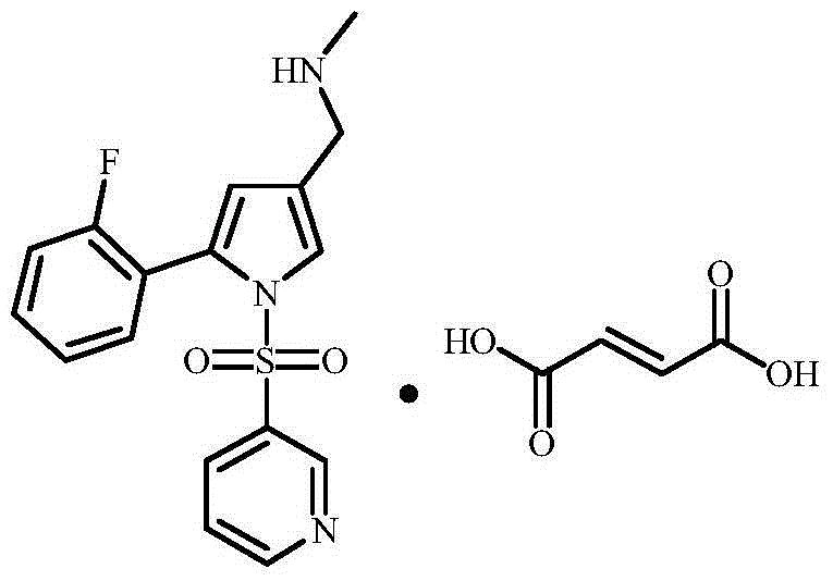 Preparation method of vonoprazan fumarate