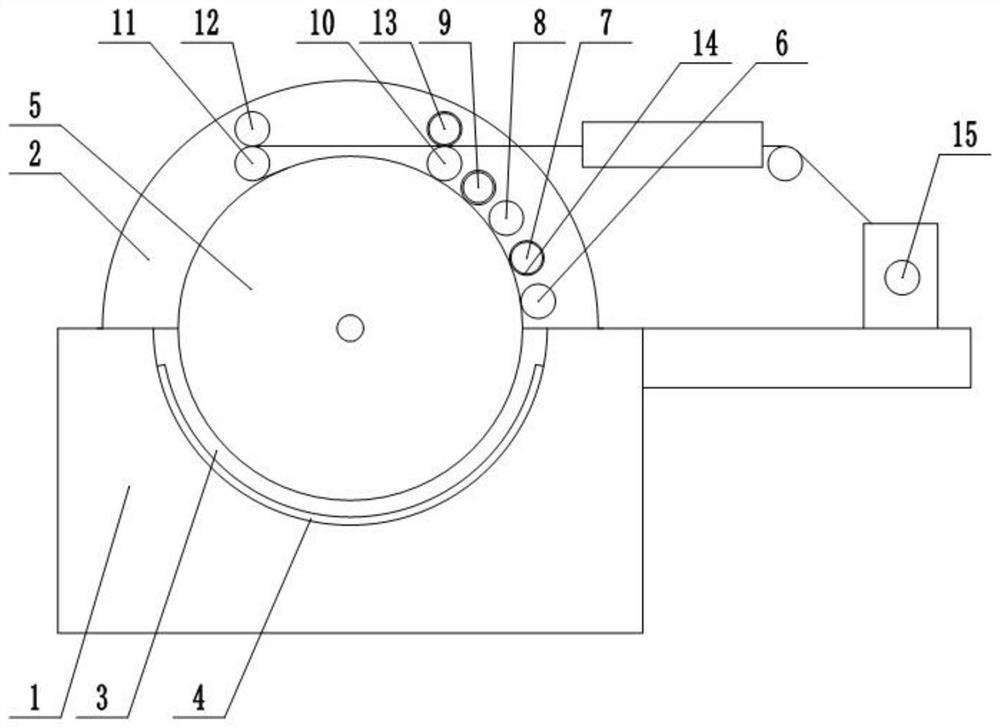 Electro-deposition copper foil post-treatment device