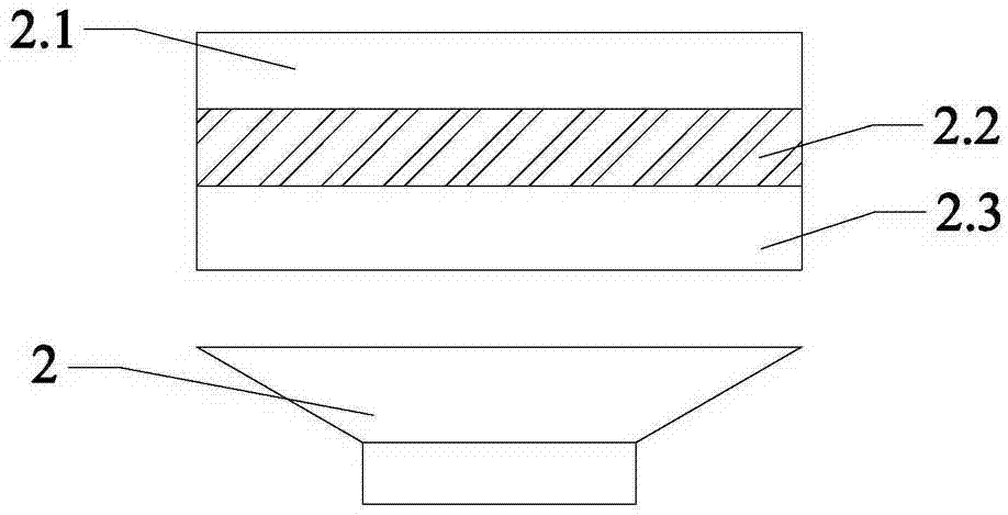 Arc-type sprue mould