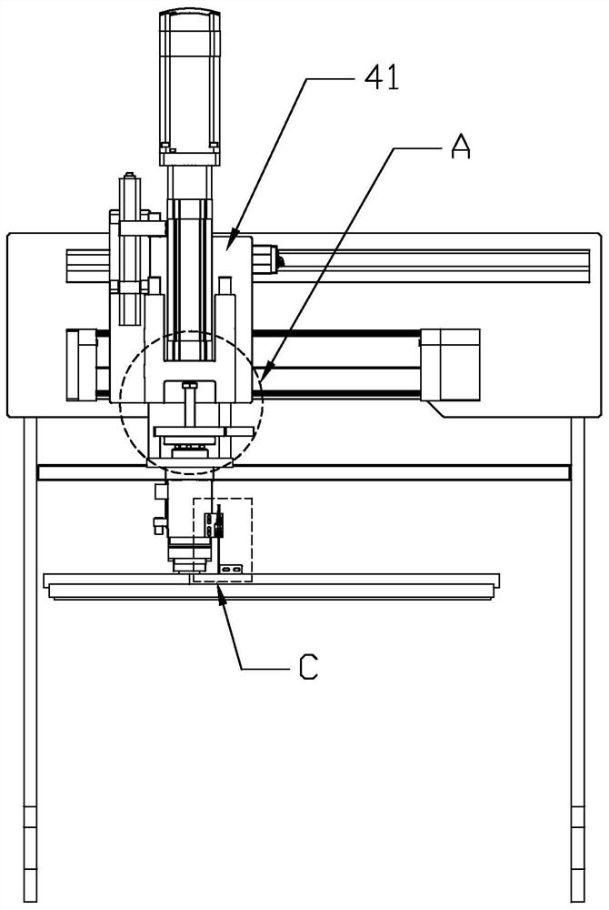 Wear-resistant anti-aging floor material and production device