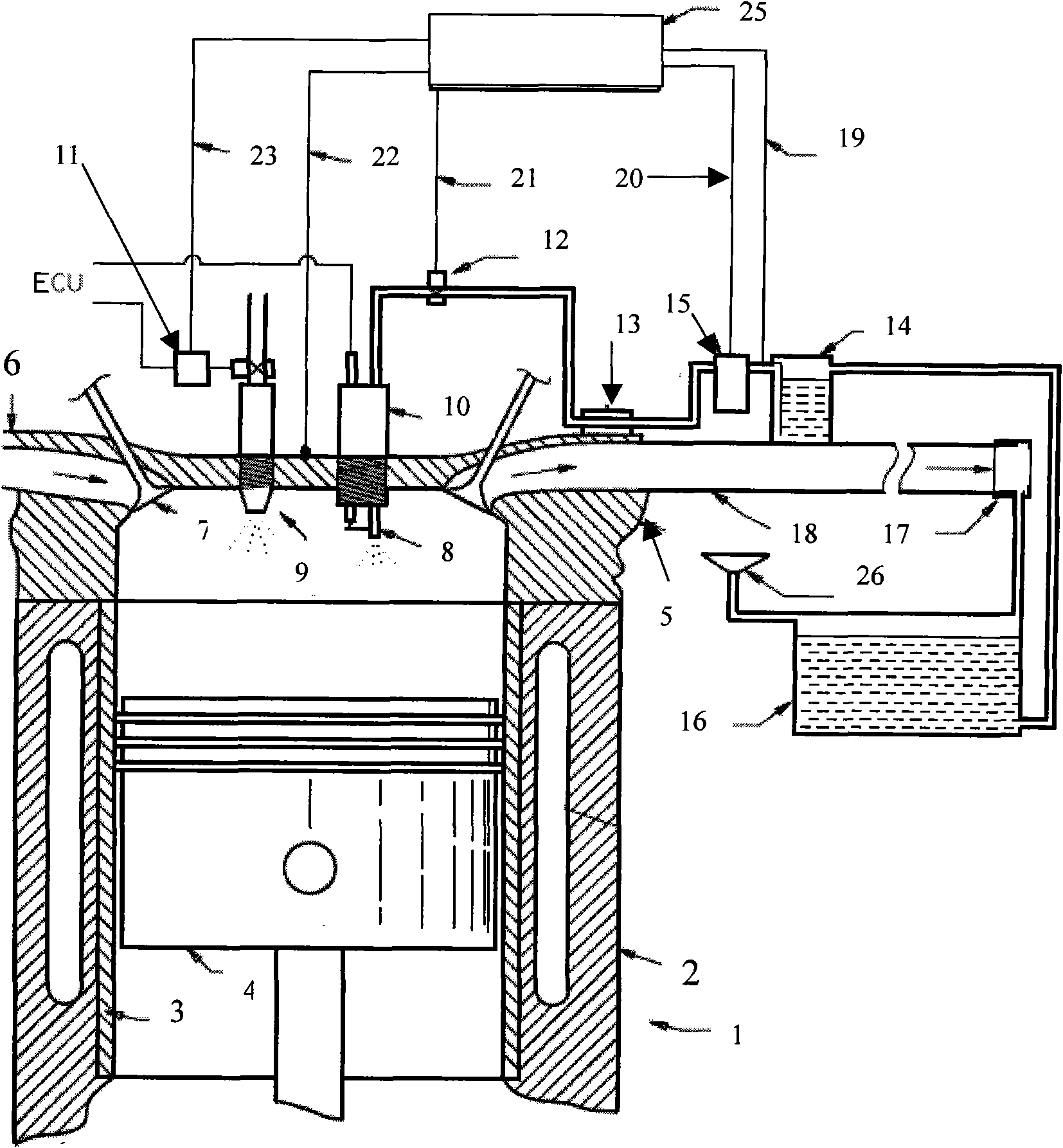 Steam internal-combustion engine