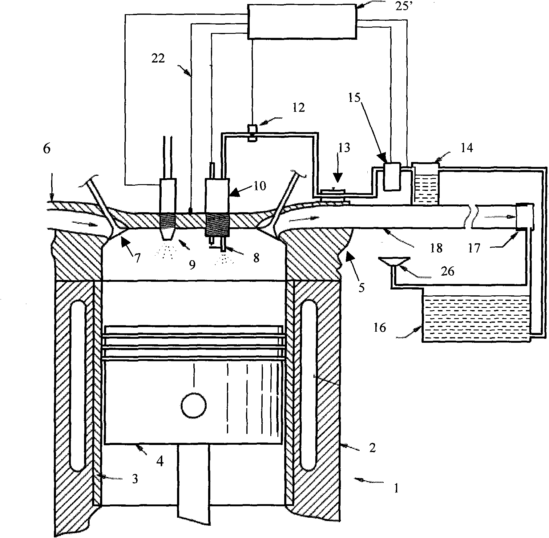 Steam internal-combustion engine