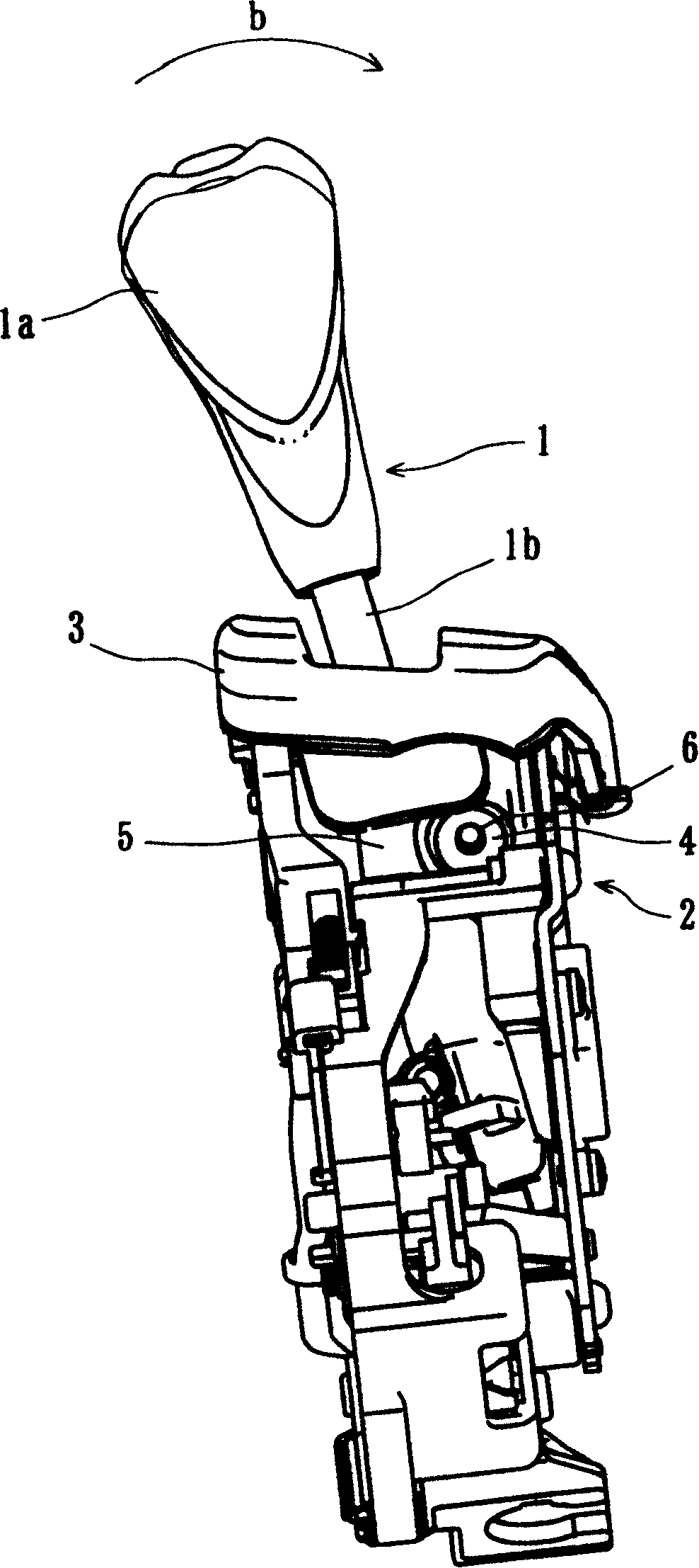 Automatic gear shifting mechanism for vehicle