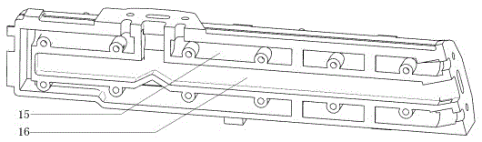 Water-cooling exhaust pipe for natural gas engine not for vehicle