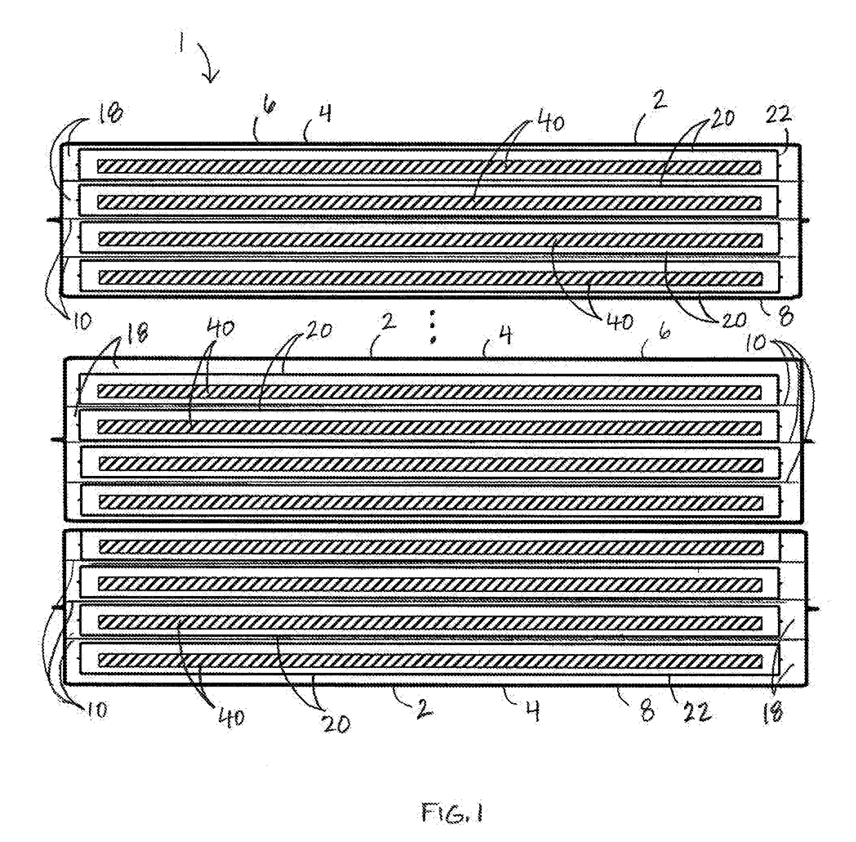 Multicavity Battery Module