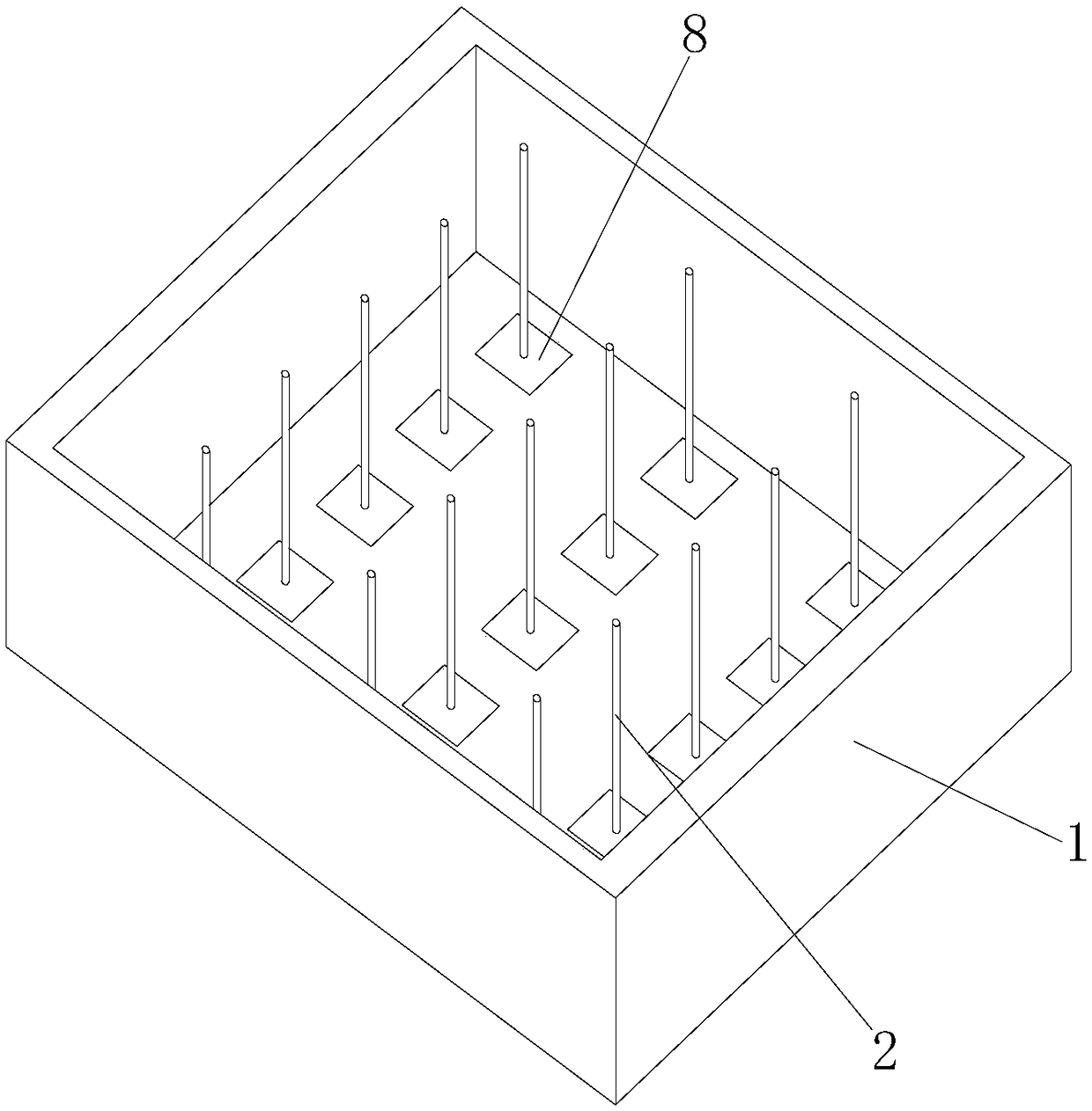 Laminated factory-like efficient aquaculture porous shrimp nest