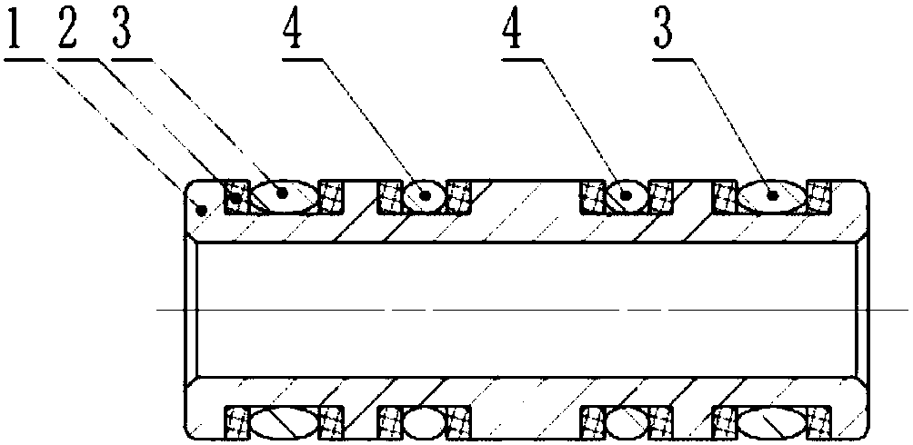 High-temperature-resistant low-temperature oil path connecting structure