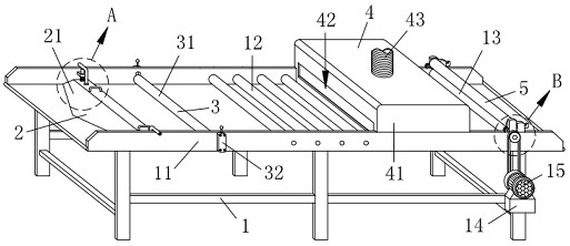 Textile cloth conveying device based on spinning