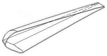 Forming method of cavity type composite material part with lateral edge and convergence hole