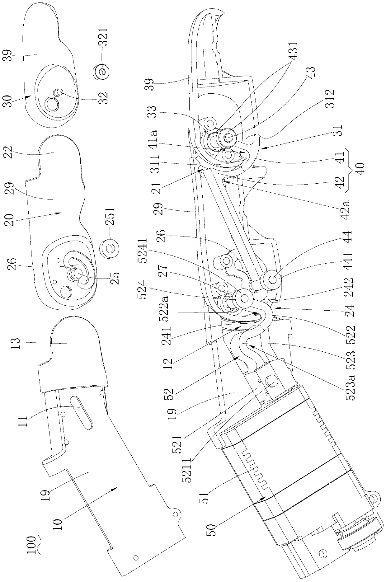 Finger structure and robot