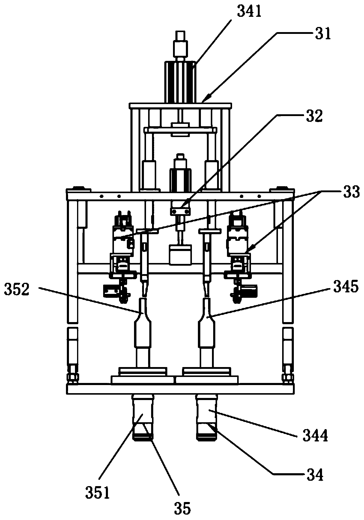 Ear belt heat sealing machine of mask