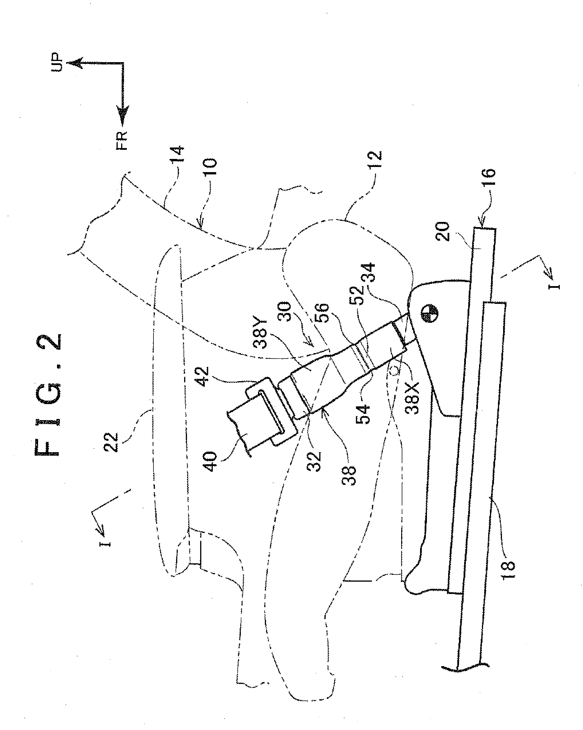 Vehicle buckle support apparatus