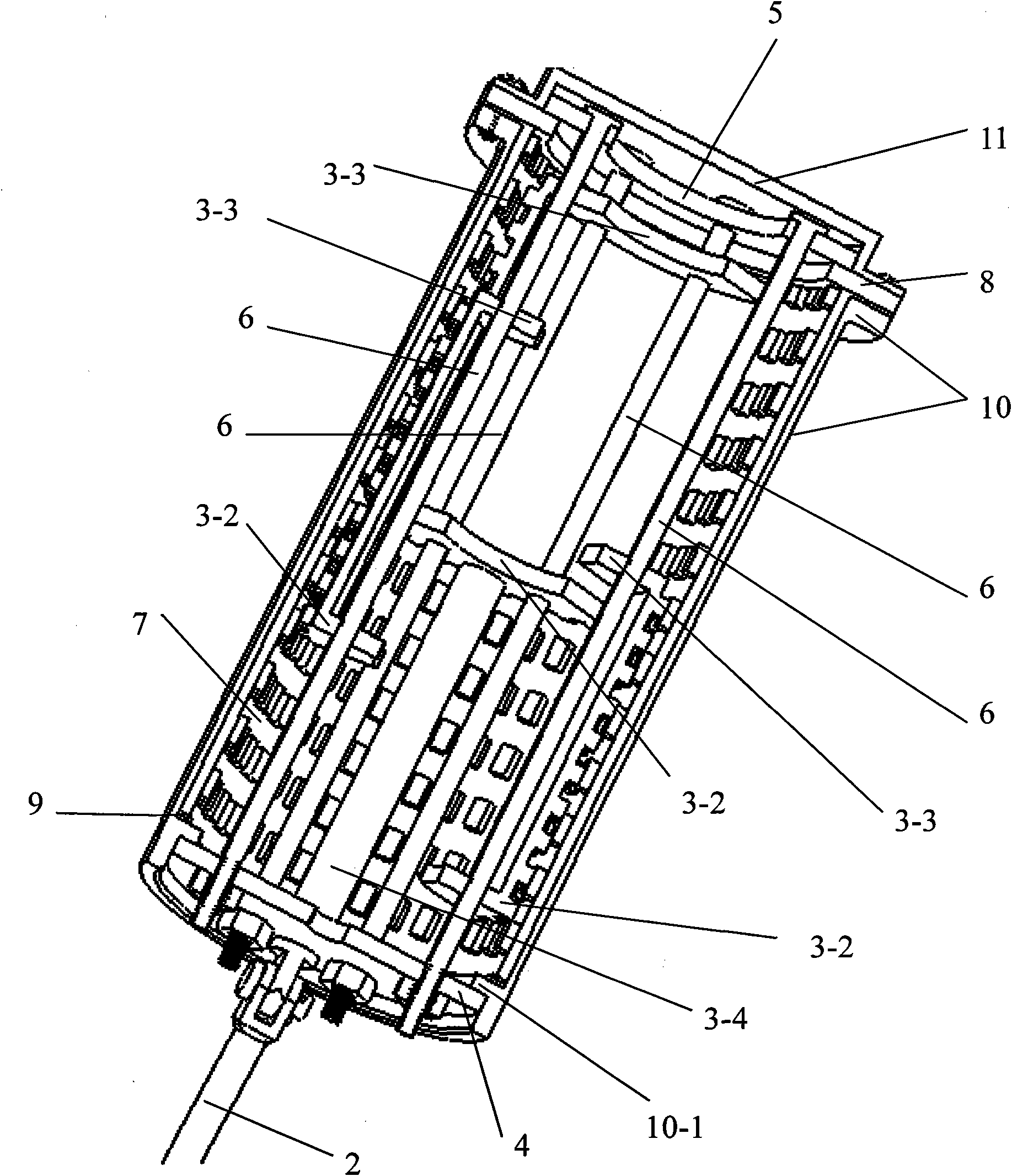 Four-degree-of-freedom integrated robot joint mechanism