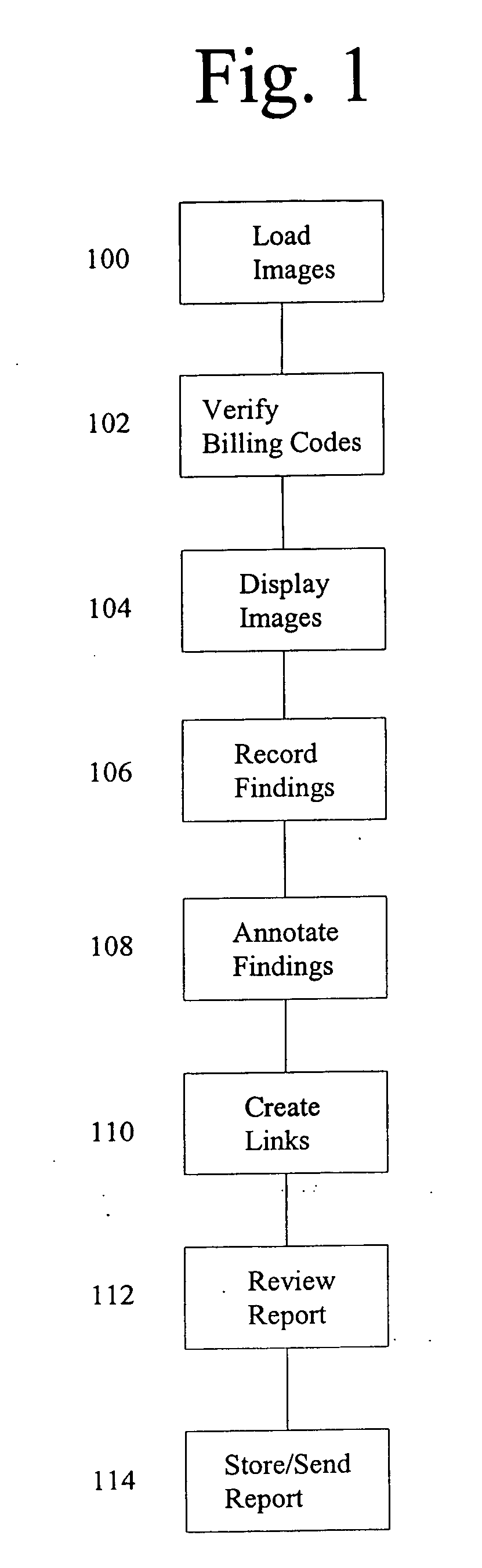 Image reporting method and system