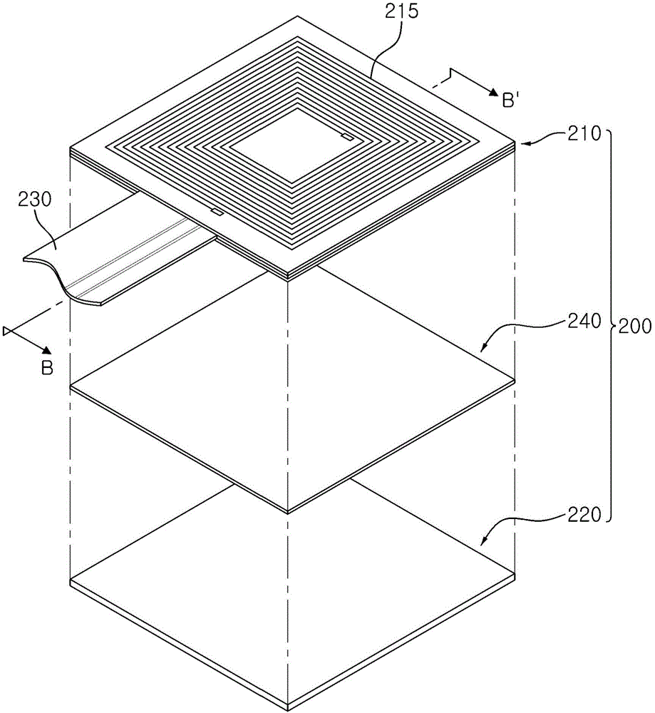 Coil for cordless charging and cordless charging apparatus using the same