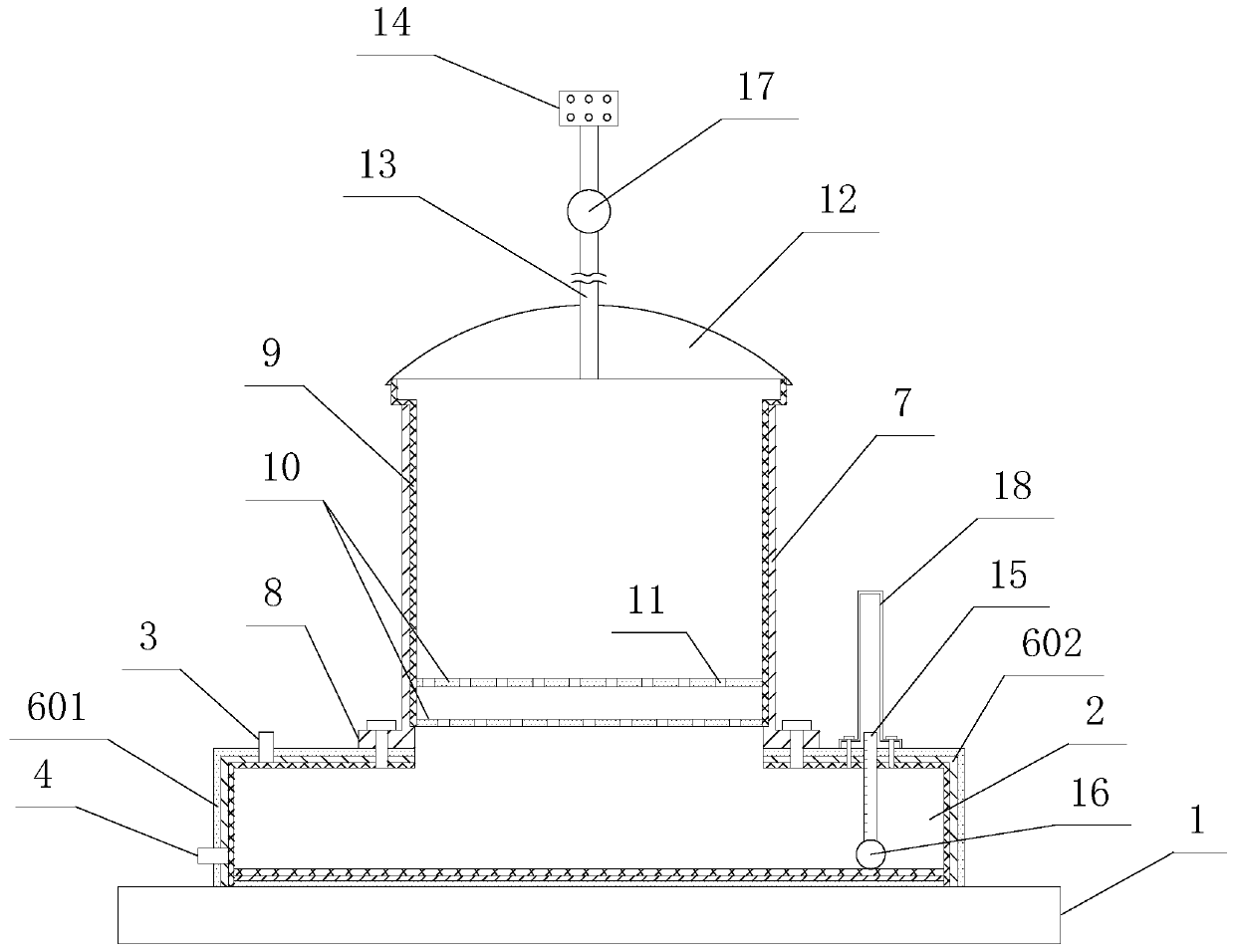 Fumigation apparatus for Mongolian medicine fumigation treatment