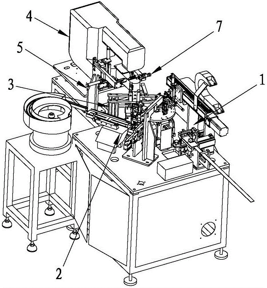 Fastener tape threading automatic assembly machine