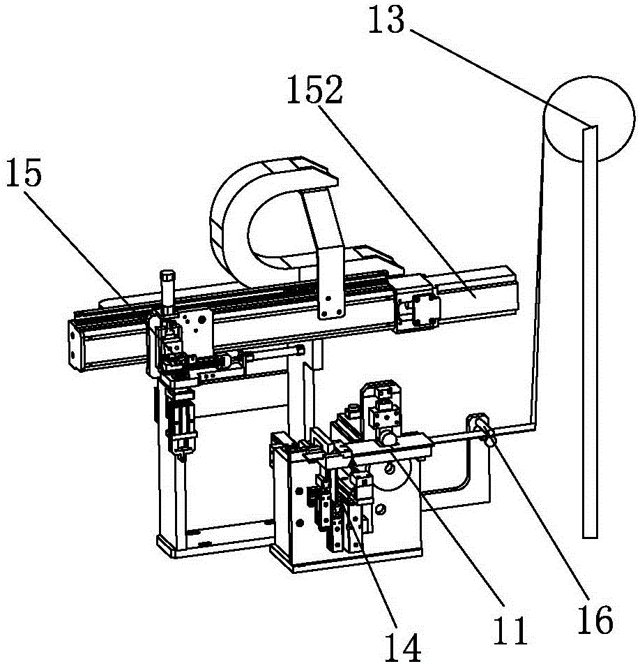 Fastener tape threading automatic assembly machine