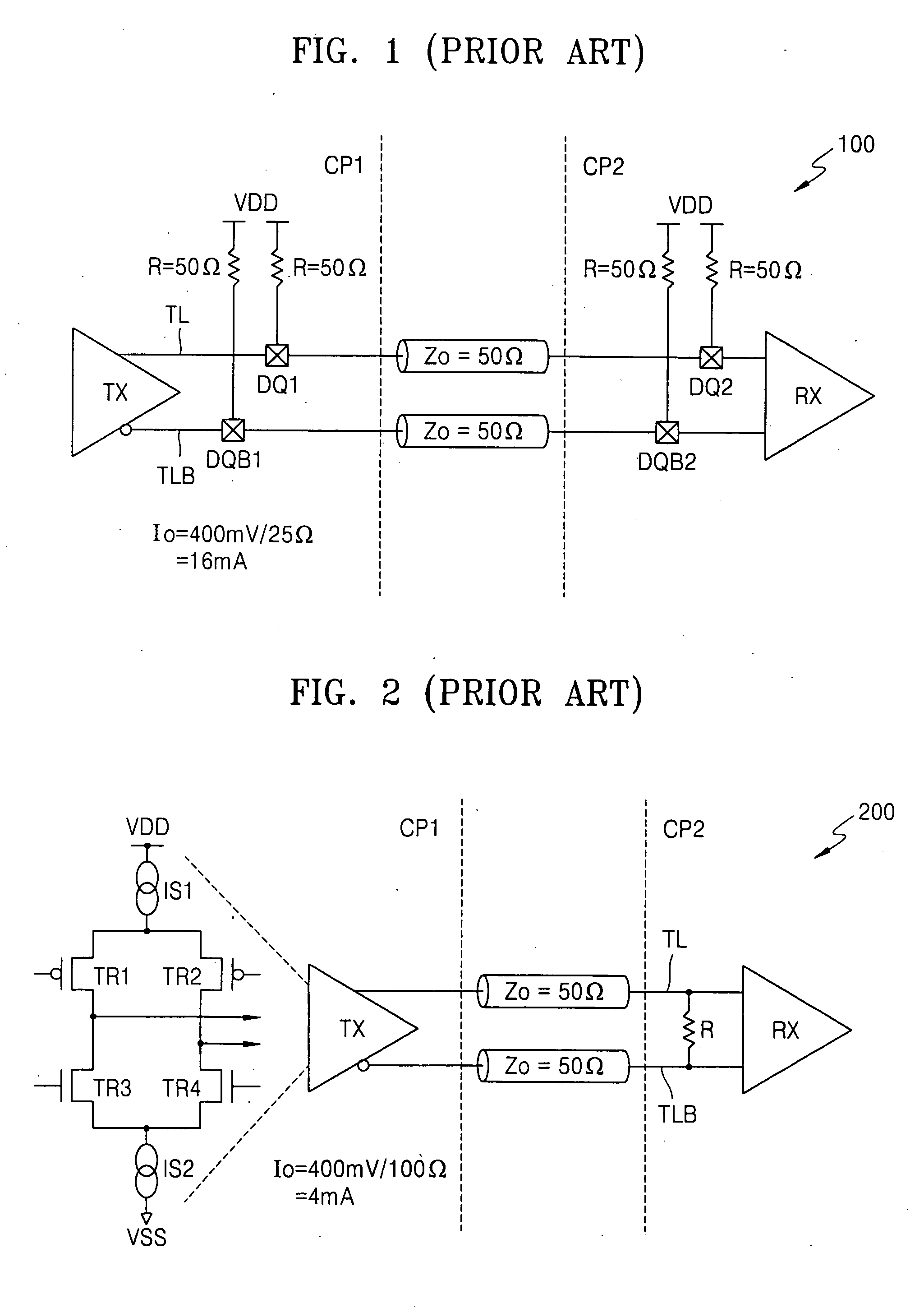 Low voltage differential signaling drivers including branches with series resistors