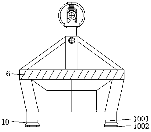 Circulating vertical plum blossom cultivation frame device