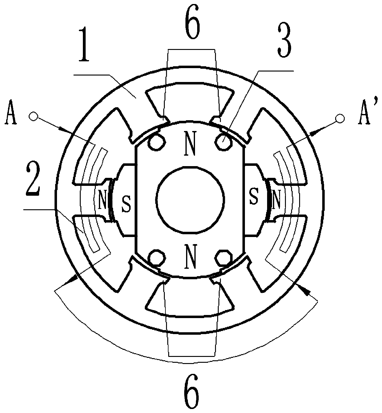 A kind of miniature hybrid stepper motor for satellite