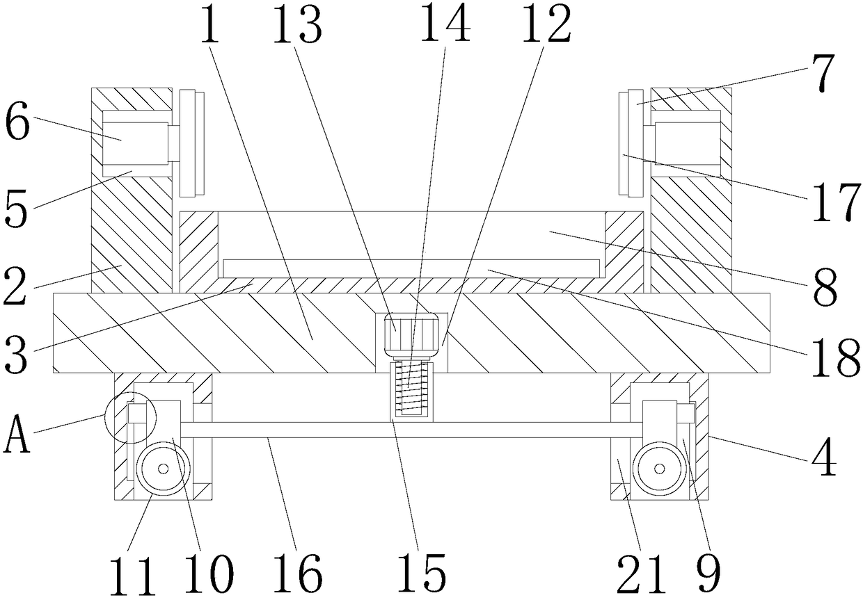 Transporting device of heat transferring equipment for chemical engineering