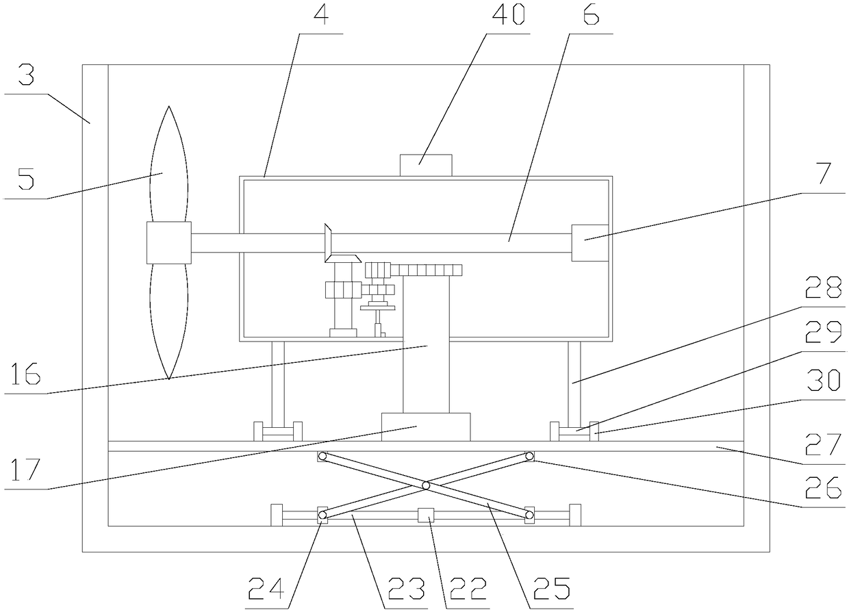 Communication base station with dustproof and wind power generation functions